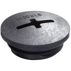 Locking screw, Ø 70 mm, M63, black, 10061837