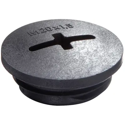 Locking screw, Ø 70 mm, M63, black, 10061837 - 1