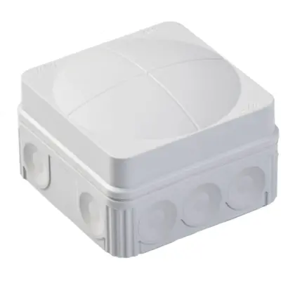 Junction box, no. of entries: 2, 2.5 mm², light gray, IP66, 10060522 - 1