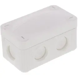 Junction box, no. of entries: 4, 1.5 mm², white, IP66/IP67, 10109573