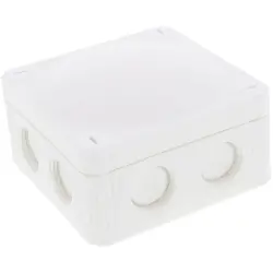 Junction box, no. of entries: 4, 4.0 mm², white, IP66/IP67, 10060610