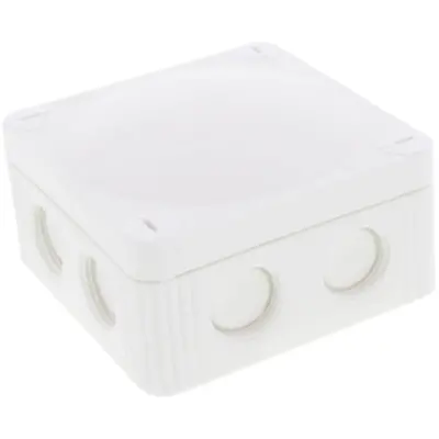 Junction box, no. of entries: 4, 4.0 mm², white, IP66/IP67, 10060610 - 1
