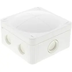 Junction box, no. of entries: 4, 4.0 mm², white, IP66/IP67, 10105598