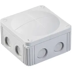 Junction box, no. of entries: 4, 6.0 mm², light gray, IP66/IP67, 10060531
