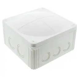Junction box, no. of entries: 4, 10 mm², white, IP66/IP67, 10062210