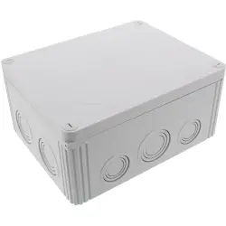 Junction box, no. of entries: 4, 16 mm², light gray, IP66/IP67, 10110735