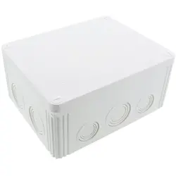 Junction box, no. of entries: 4, 16 mm², white, IP66/IP67, 10110743