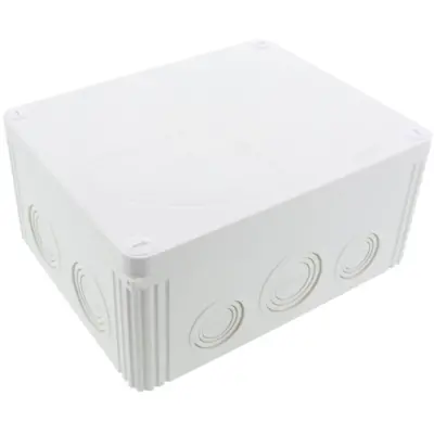 Junction box, no. of entries: 4, 16 mm², white, IP66/IP67, 10110743 - 1