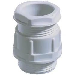 Cable gland, glass fibre-reinforced, PG21, 30/33 mm, Clamping range 14 to 18 mm, IP54, light gray, 10060146
