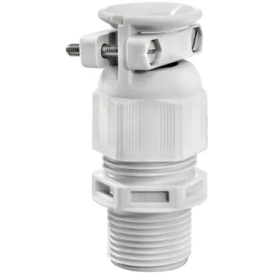 Cable gland, cable Ø 9 to 17 mm, M25, PA, light gray, 10061468 - 1
