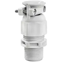 Cable gland, cable Ø 13 to 21 mm, M32, PA, light gray, 10061469