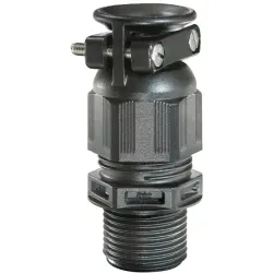 Cable gland, cable Ø 4.5 to 10 mm, M16, PA, black, 10061471
