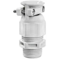 Cable gland, cable Ø 4.5 to 10 mm, M16, PA, light gray, 10060723