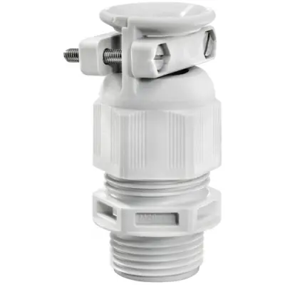 Cable gland, cable Ø 6 to 13 mm, M20, PA, light gray, 10060724 - 1