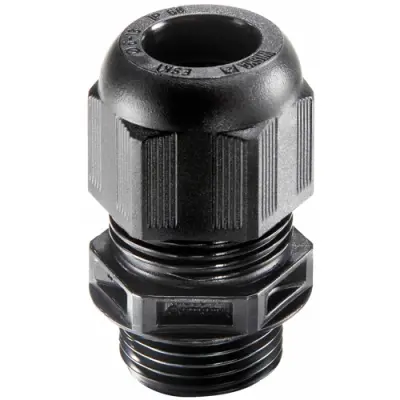 Cable gland, cable Ø 4.5 to 10 mm, M16, PA, black, 10061499 - 1
