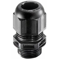 Cable gland, cable Ø 9 to 17 mm, M25, PA, black, 10061518
