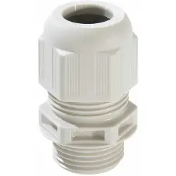 Cable gland, cable Ø 9 to 17 mm, M25, PA, light gray, 10062779