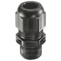 Cable gland, cable Ø 6 to 13 mm, M20, PA, black, 10061868