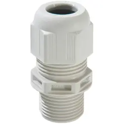 Cable gland, cable Ø 13 to 21 mm, M32, PA, light gray, 10062759