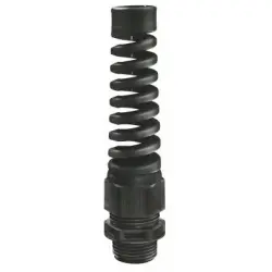 Cable gland, cable Ø 10 to 14 mm, PG16, PA, black, 10061875