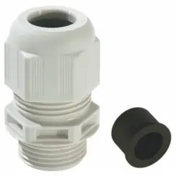 Cable gland, cable Ø 4 to 13 mm, M20, PA, light gray, 10064978