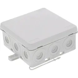Branching box, 86 x 86 x 41 mm, 4.0 mm², light gray, IP55, 10109427
