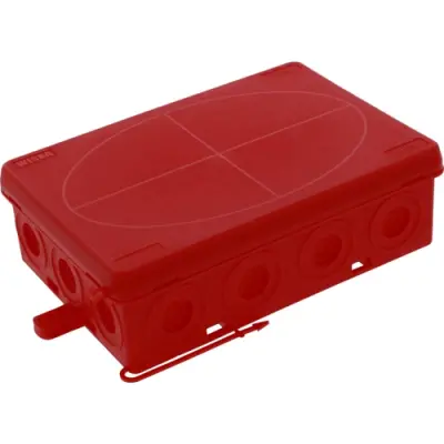 Branching box, 125 x 86 x 41 mm, 6.0 mm², red, IP55, 10109601 - 1