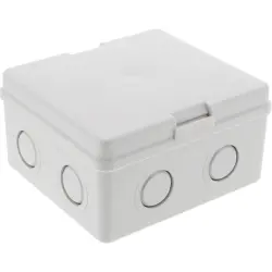 Junction box, 108 x 98 x 57 mm, light gray, IP20, 10105991