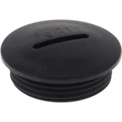 Locking screw, PG16, IP56, black, 10061642