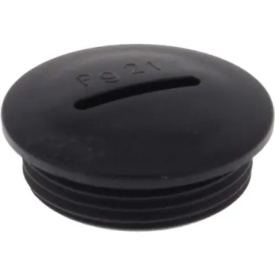 Locking screw, PG7, IP56, black, 50061761 - 1