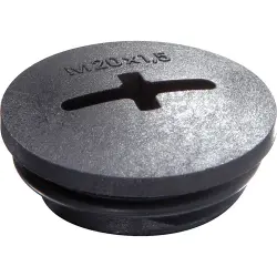Locking screw, glass fibre-reinforced, M32, IP66/IP68, black, 10064646