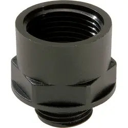 Reducer piece, glass fibre-reinforced, M20/M16, 24 mm, IP66/IP68, black, 10064722