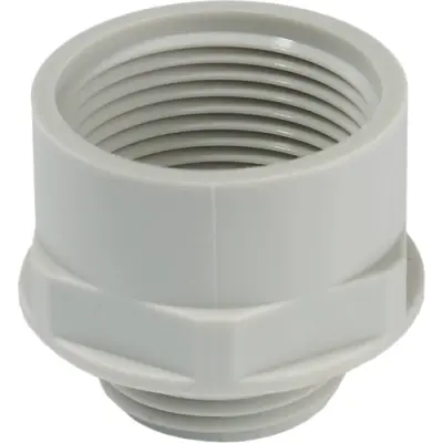 Adapter, glass fibre-reinforced, M25/PG16, 29 mm, light gray, 10063637 - 1
