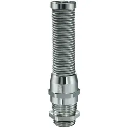 Cable gland, with bend protection, M32, 36 mm, Clamping range 13 to 21 mm, IP68/IP69, metal, 10065834