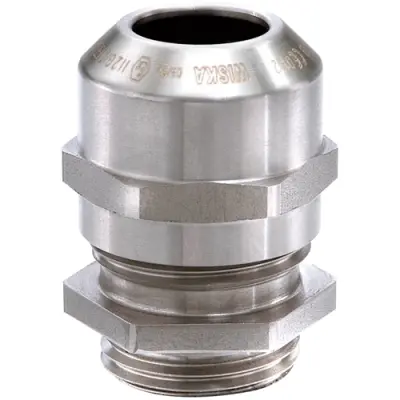 Cable gland, M12, 17 mm, Clamping range 4 to 7 mm, IP66/IP68, metal, 10065389 - 1