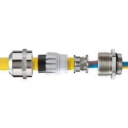 Cable gland, Ø 33 mm, M25, 30 mm, Clamping range 9 to 17 mm, IP68/IP69, 10069019
