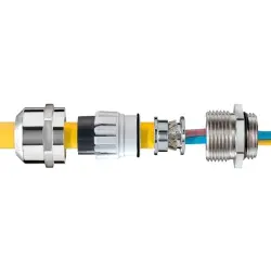 Cable gland, Ø 50 mm, M40, 46 mm, Clamping range 16 to 28 mm, IP66/IP68, 10069253