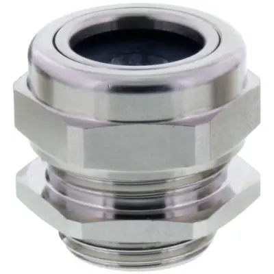 Compression cable gland, M40, 45 mm, Clamping range 20 to 22 mm, IP68, metal, 10106476 - 1