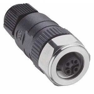 Jack, M12, 8 pole, screw connection, straight, 51351 - 1
