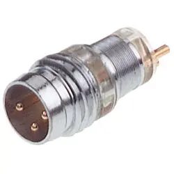 Panel plug, M8, 4 pole, solder connection, screw locking, straight, 933158001