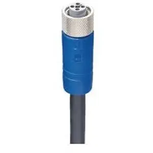 Sensor actuator cable, M12-cable socket, straight to open end, 4 pole, 10 m, PUR, black, 16 A, 934849311 - 1