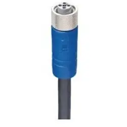 Sensor actuator cable, M12-cable socket, straight to open end, 4 pole, 10 m, PUR, black, 16 A, 934849311