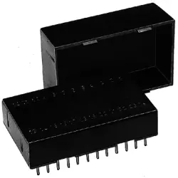 DIL connector, 40 pole, pitch 2.54 mm, straight, DILS 40 GB LO