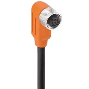 Sensor actuator cable, M12-cable socket, angled to open end, 8 pole, 2 m, PUR, black, 2 A, 934703030 - 1