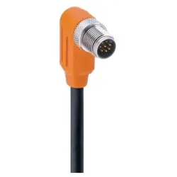 Sensor actuator cable, M12-cable plug, angled to open end, 8 pole, 3 m, PUR, black, 2 A, 934704004