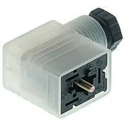 Valve connector, DIN shape B, 2 pole + PE, 30 V, 0.25-1.5 mm², 933400106