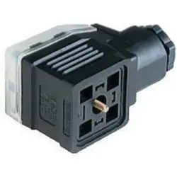Valve connector, DIN shape A, 3 pole + PE, 230 V, 0.25-1.5 mm², 933031100