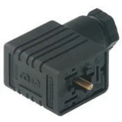 Valve connector, DIN shape B, 2 pole + PE, 250 V, 0.25-1.5 mm², 933398100