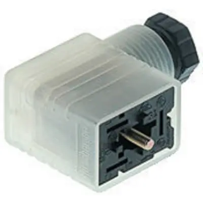 Valve connector, DIN shape B, 2 pole + PE, 250 V, 0.25-1.5 mm², 933931100 - 1