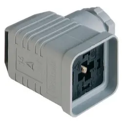 Valve connector, DIN shape A, 3 pole + PE, 400 V, 0.25-1.5 mm², 933359106